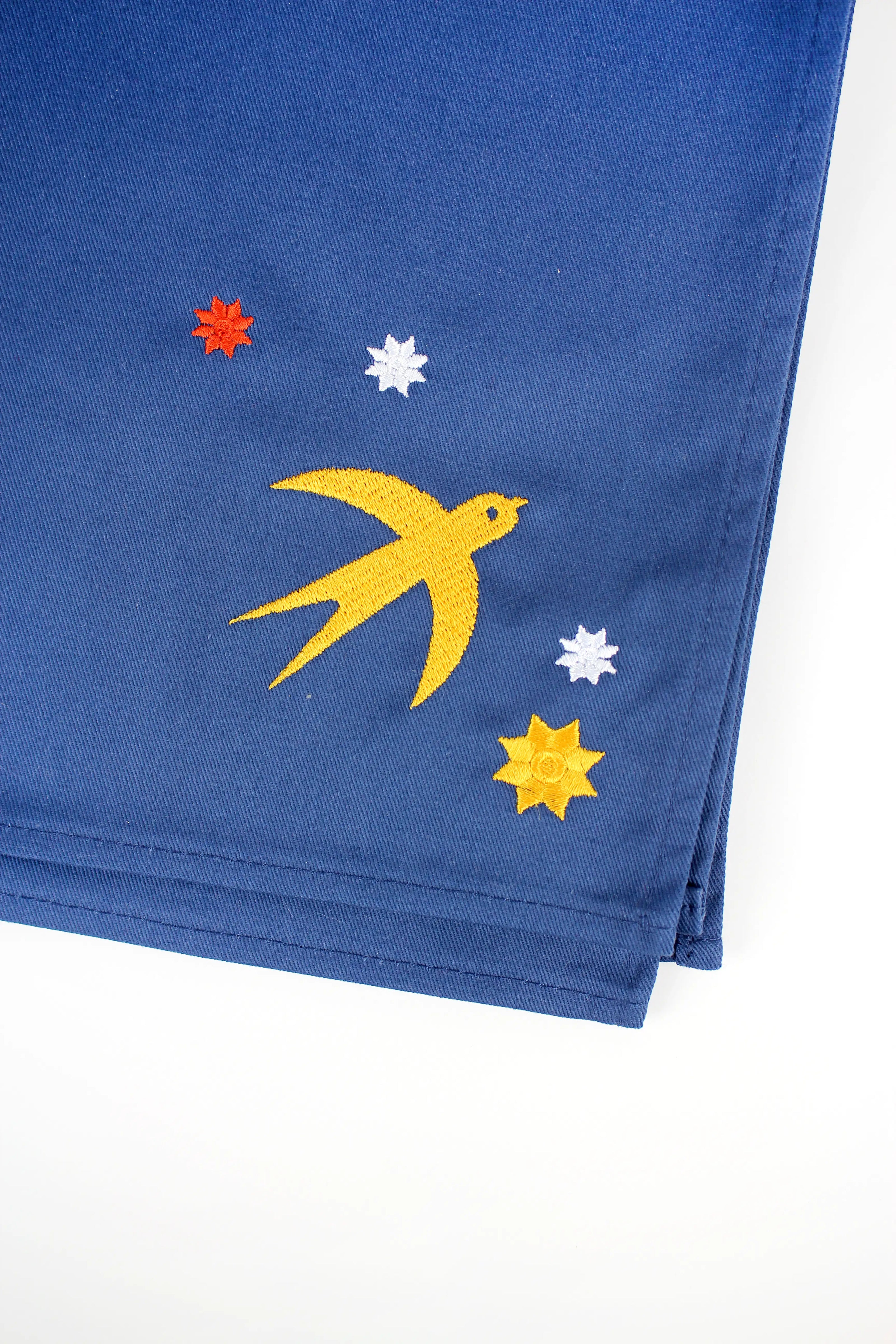 Embroidered Cotton Napkins, Set of 4