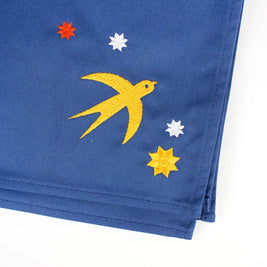 Embroidered Cotton Napkins, Set of 4