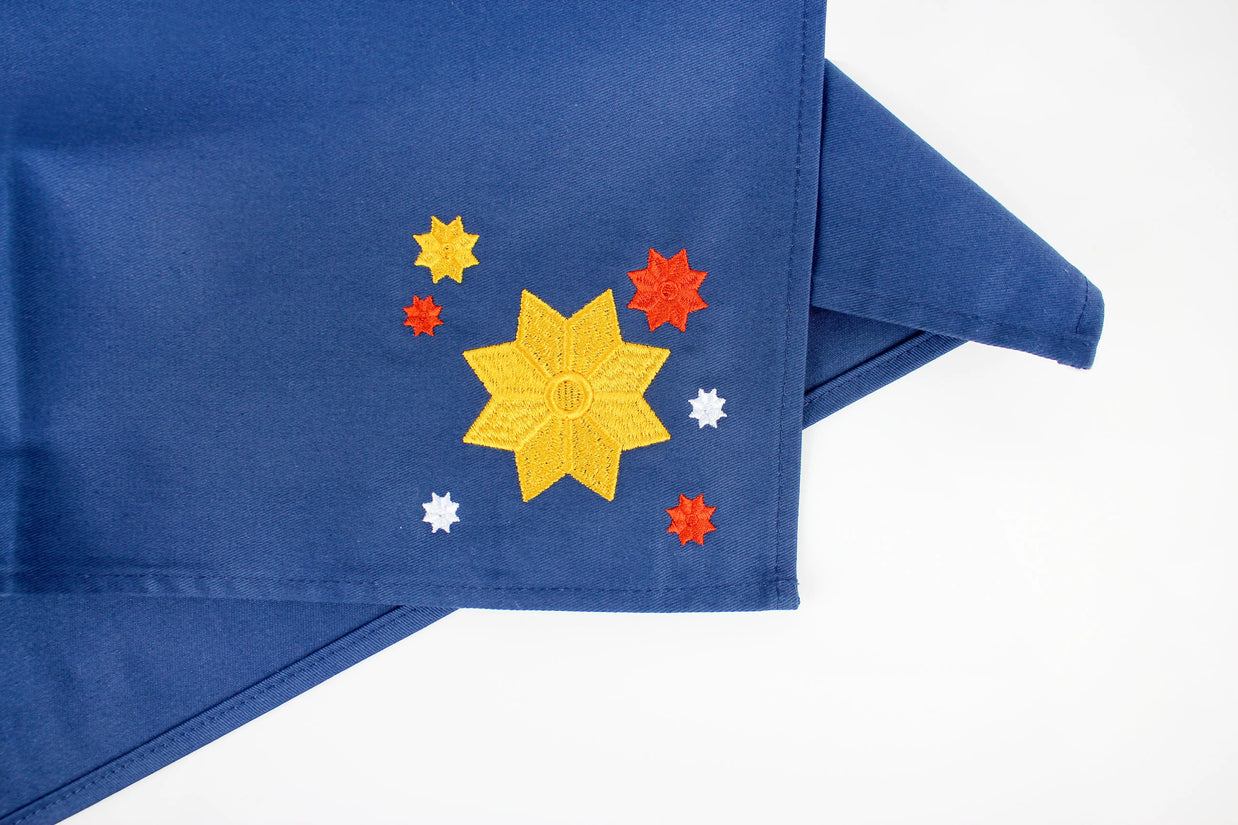 Embroidered Cotton Napkins, Set of 4