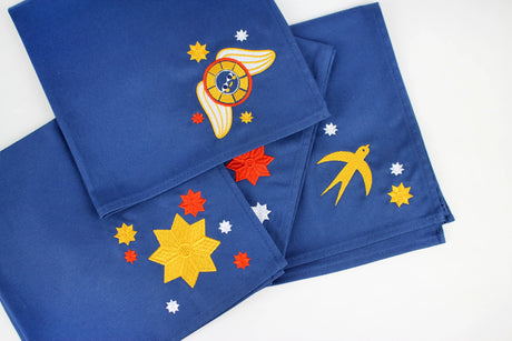 Embroidered Cotton Napkins, Set of 4