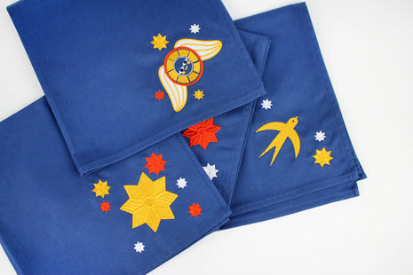 Embroidered Cotton Napkins, Set of 4